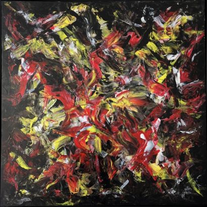 “Back” - a Paint Artowrk by Léon